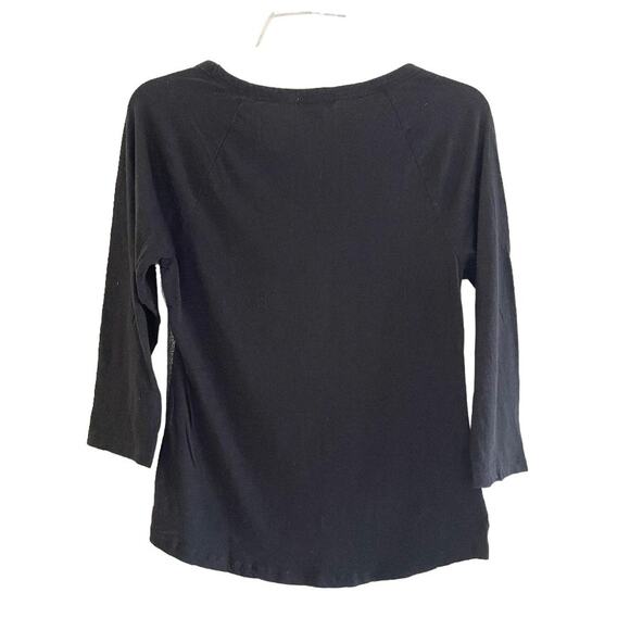 Old Navy Gold/Black Baseball Jersey Knit Size Small - Picture 3 of 4